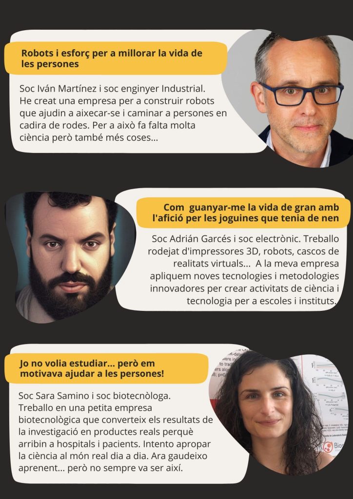 E-talks programa. Iván Martinez-Adrian Agarcé-Sara Samino